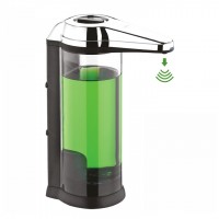 Svavo Sensor Countertop Liquid Soap Dispenser. Dose Adjusted, Battery Operated, 550ml Volume